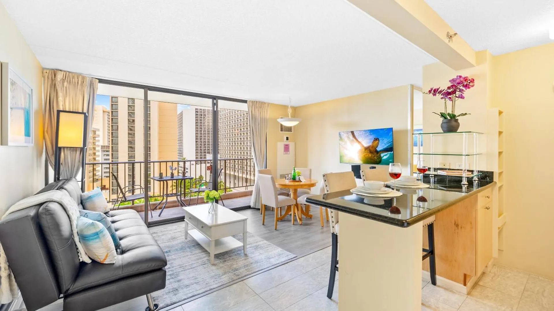호놀룰루 Diamond Head View At Waikiki Sunset With Parking 아파트